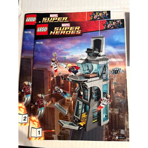 LOT of LEGO Super Heroes Instruction Manuals ONLY (no legos) Lot #4 - Picture 2 of 9